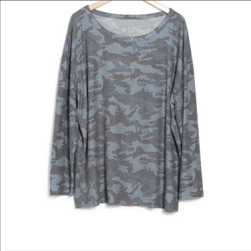 Chaser Camo Pullover Sweater Sz Medium